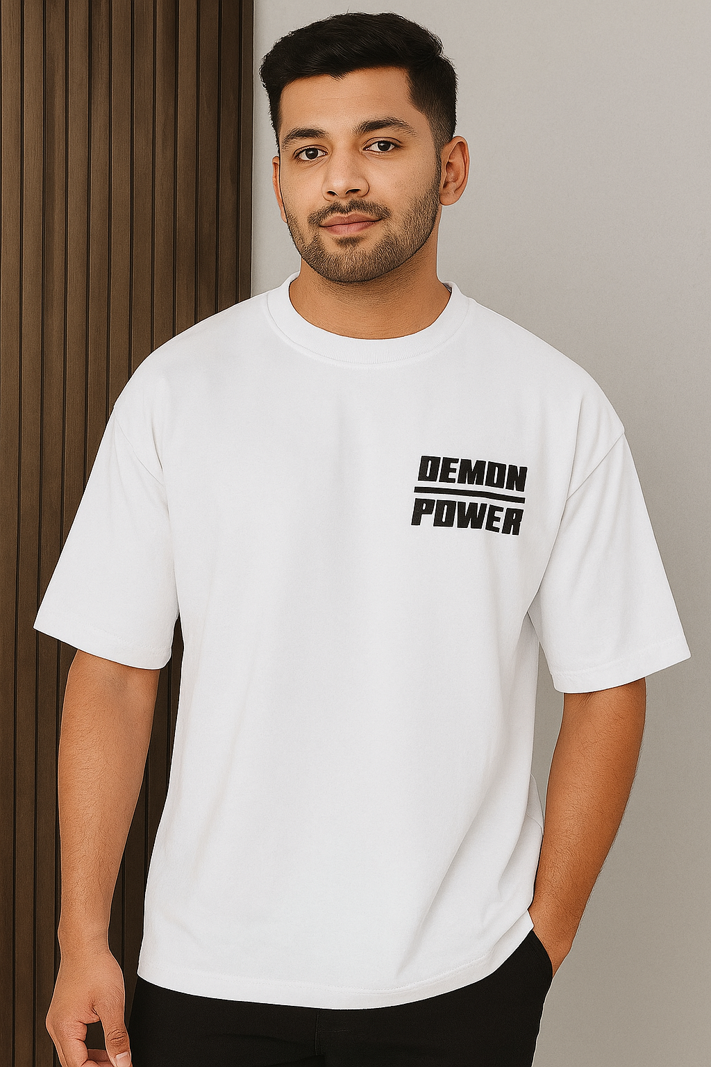 Anime t-shirt in white +free Bear key chain