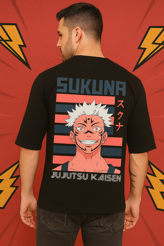 Black anime t-shirt+ free key chain